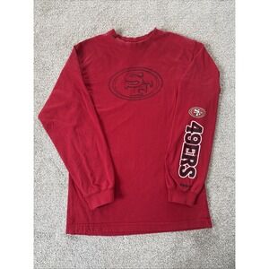 Womans Red San Francisco 49Ers Long Sleeve T-Shirt medium